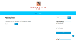 Desktop Screenshot of dillonsirishpub.com